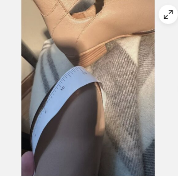 Seychelles Booties Ankle Boots Women's 7.5 Nude Leather Western Buckle Strap - Picture 9 of 9